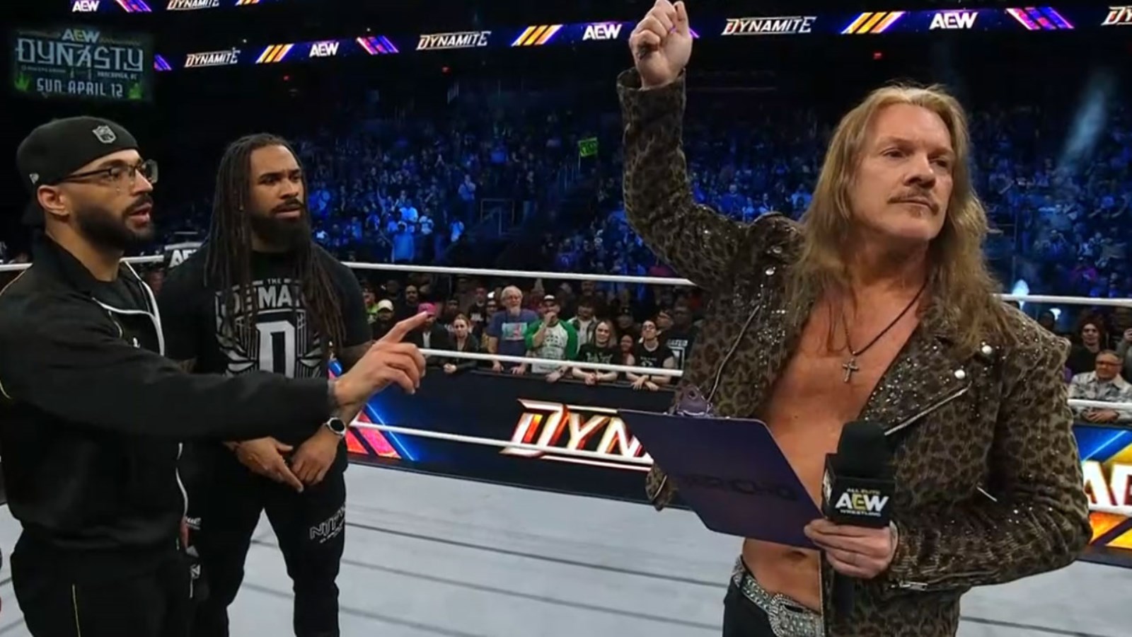 Two more matches have been added to the lineup for AEW Dynasty with Chris Jericho choosing Ricochet as an opponent and The Don Callis Family's Kazuchika Okada and Konosuke Takeshita facing The Young Bucks.