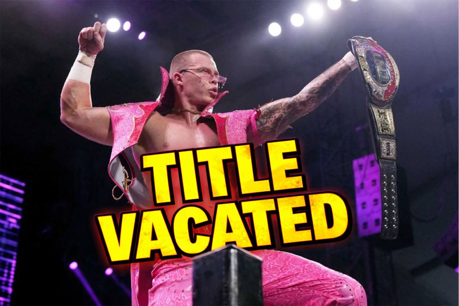 Kyle Fletcher VACATES AEW TNT CHAMPIONSHIP, Casino Gauntlet Will Crown New Champion At AEW Dynasty