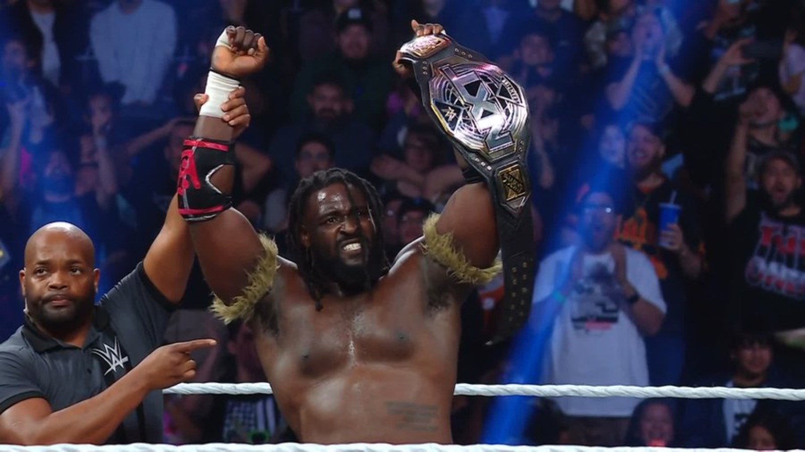 Oba Femi defeated Ricky Saints to win the NXT Championship at WWE NXT Deadline and will now face Cody Rhodes at WWE Saturday Night's Main Event next weekend.