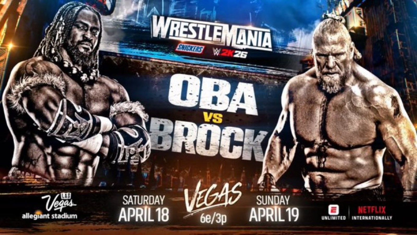 Oba Femi Answers Brock Lesnar’s WrestleMania Open Challenge, Updates To Card & Next Week’s Raw Lineup